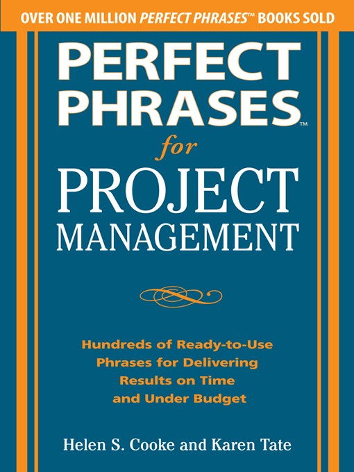 Upplýsingar um Perfect Phrases for Project Management eftir Helen S. Cooke - Biðlisti